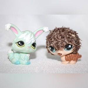 Littlest PetShop Cutest Pets (#2423 Porcupine and #2424 Angora Bunny)